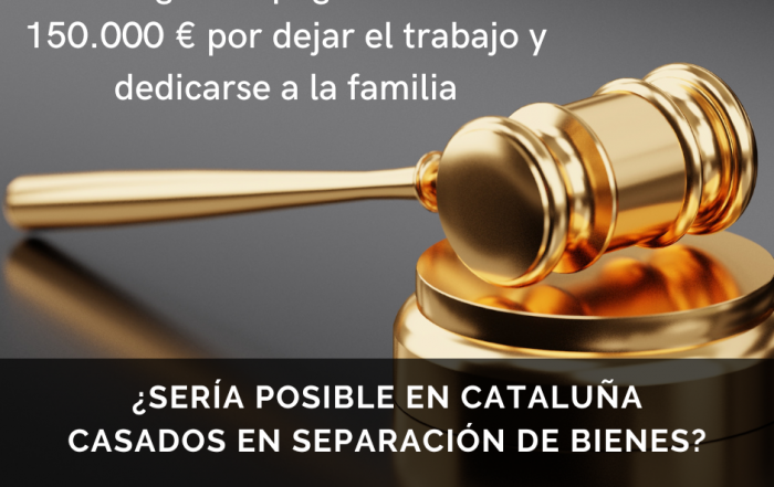 Cataluña y separación de bienes